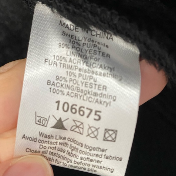 NEXT faux Fur & Suede Jacket - Picture 5 of 7